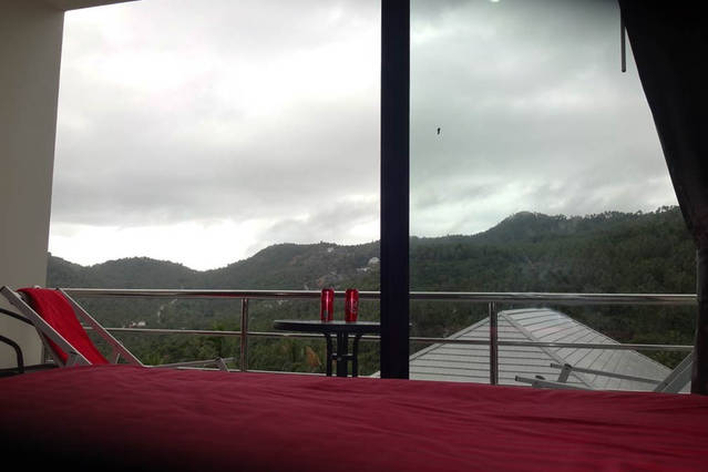 prix pas cher studios avec belle vue sur cocoteraie et mer, depuis votre lit